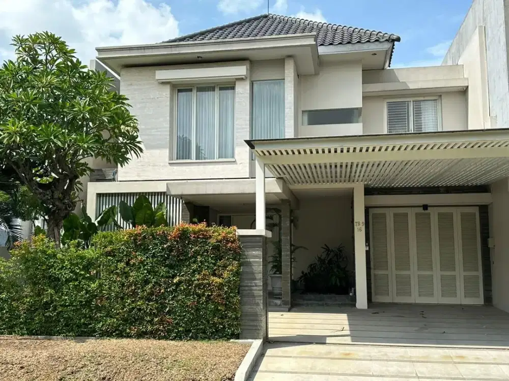 DIjual Rumah Raffles Garden Citraland Cantik Bgus Indah Full Furnish Siap Huni