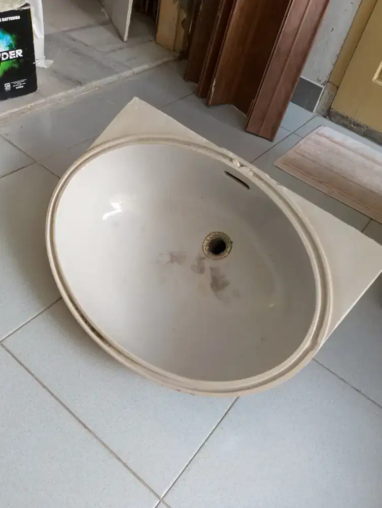 Wastafel TOTO Under Counter Tanam Bawah Meja Original & Kokoh