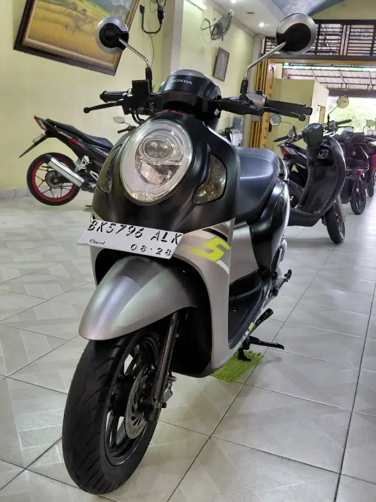New Scoopy sporty 2023 Buka Plat Spti Baru¤Odomtr 9.000 KM-plaza motor
