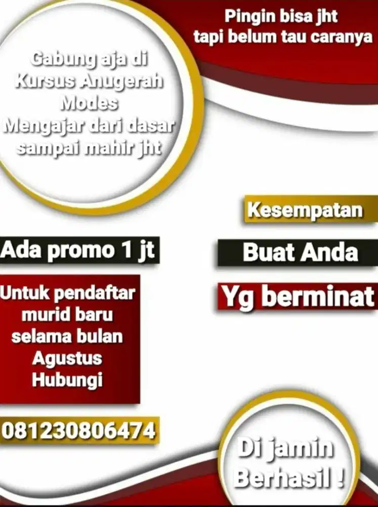 Kursus Menjahit Modes Anugerah