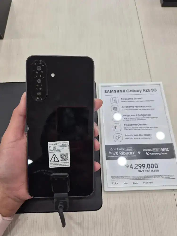 New Galaxy A26 Free antigores 2 tahun