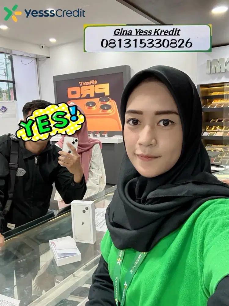 Kredit hp iphone 13 bunga 0% free 2x cicilan