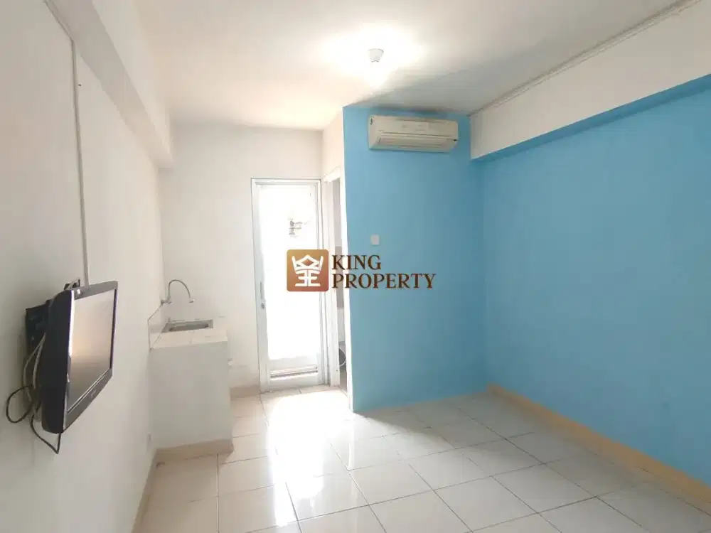 Cuma 1 Unit! Studio Murah View Laut, tersedia AC & Smart TV Apartemen Green Bay Pluit Greenbay