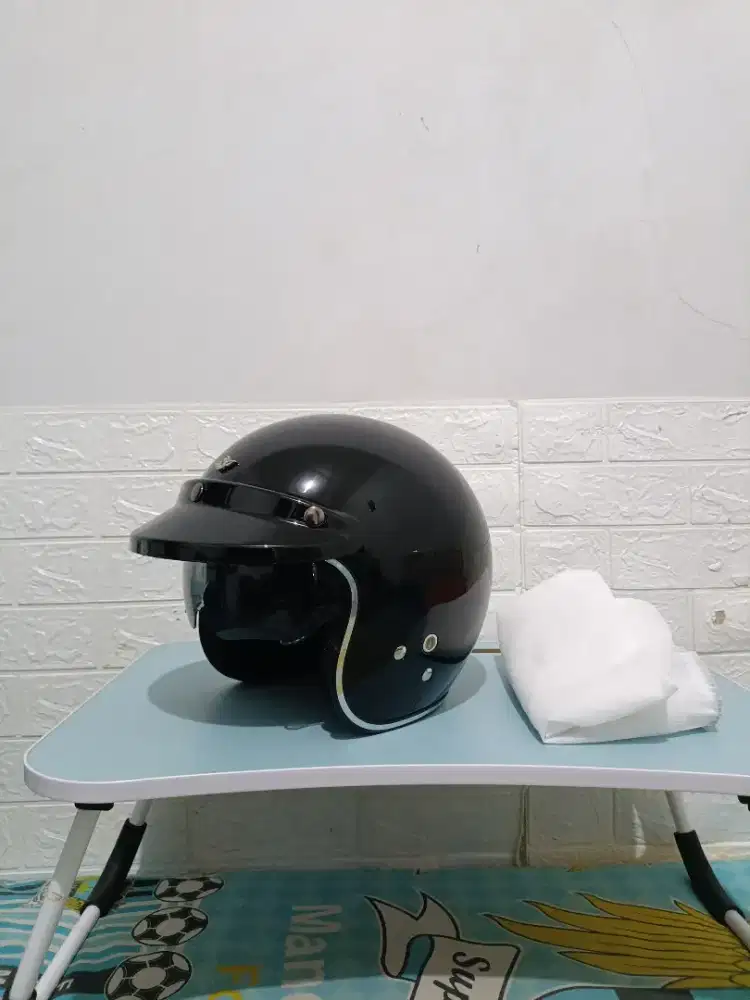 Helm bogo Niels inner visor size L/XL Mulus 1x pake. retro classic