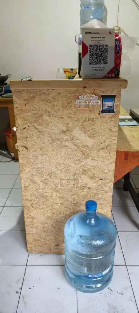 MEJA WARKOP 2M FREE BANGKU 1M