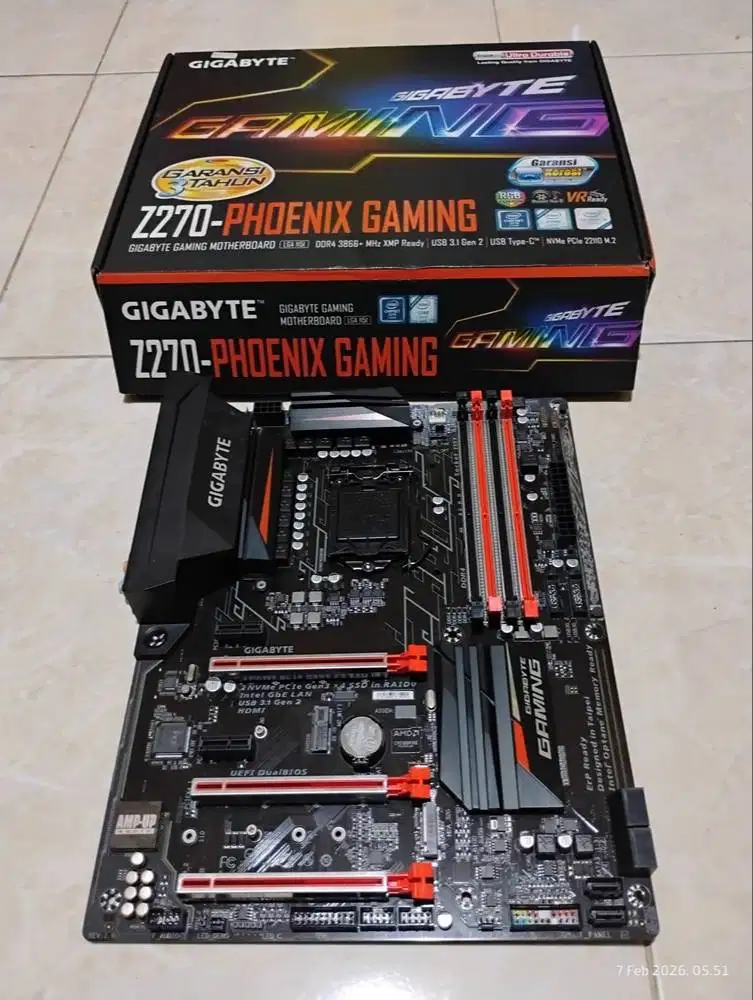 GIGABYTE Z270 PHOENIX GAMING Socket intel LGA1151 Gen6/7 DDR4