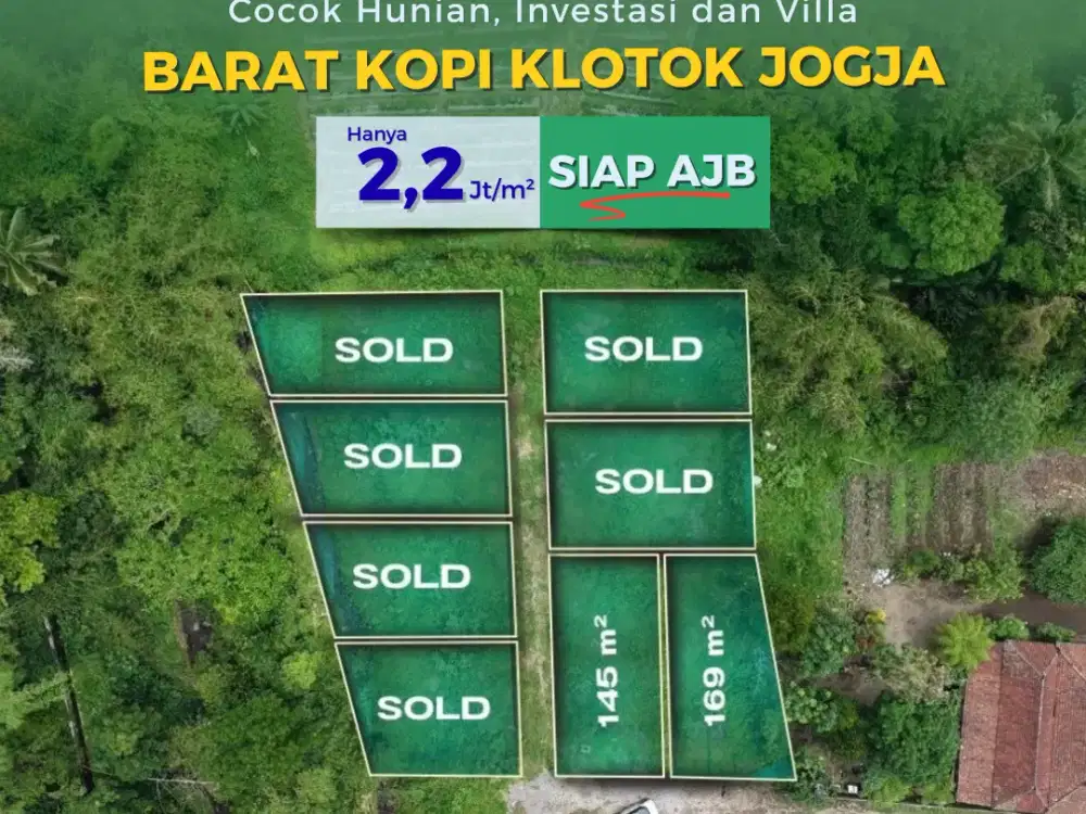 Tanah Siap Bangun SHM Ready Dekat JL.Kaliurang Jogja