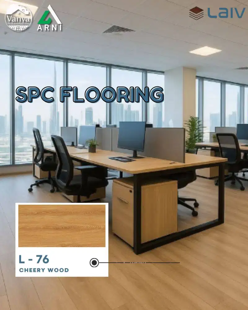 SPC LAIV | Lantai SPC Premium Tahan Air & Anti Melengkung