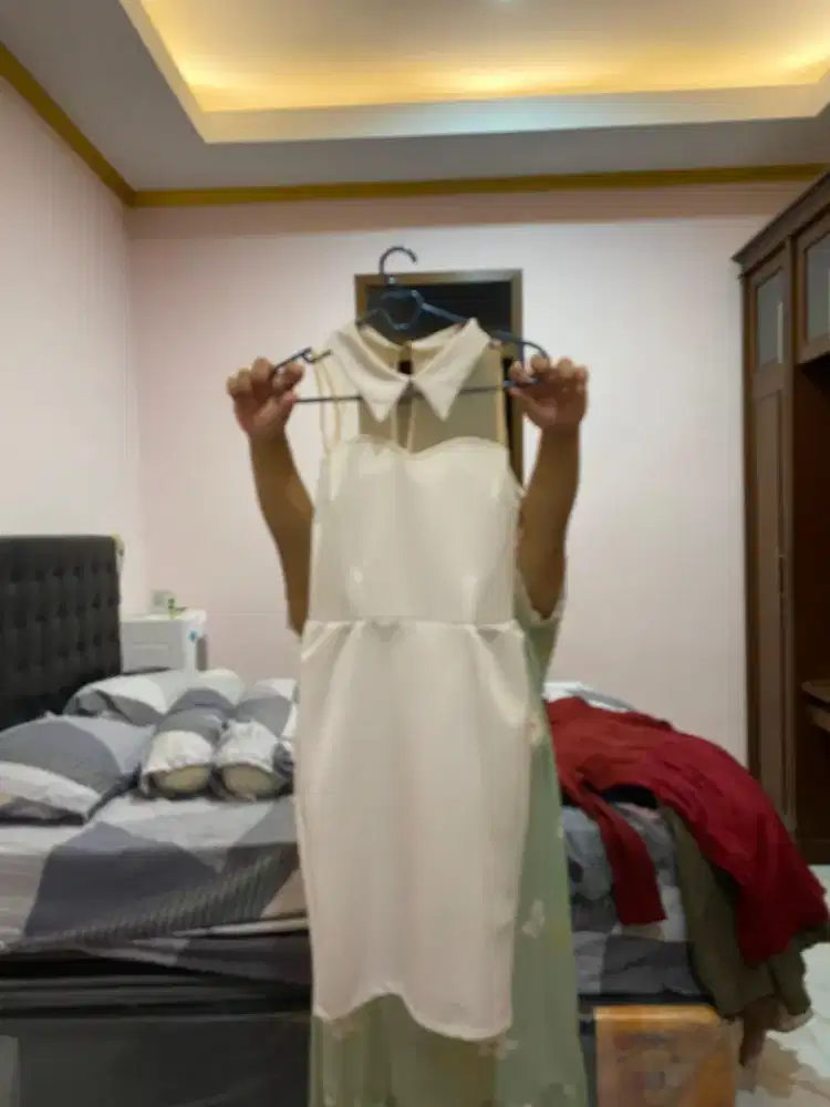 Drees long dres putih