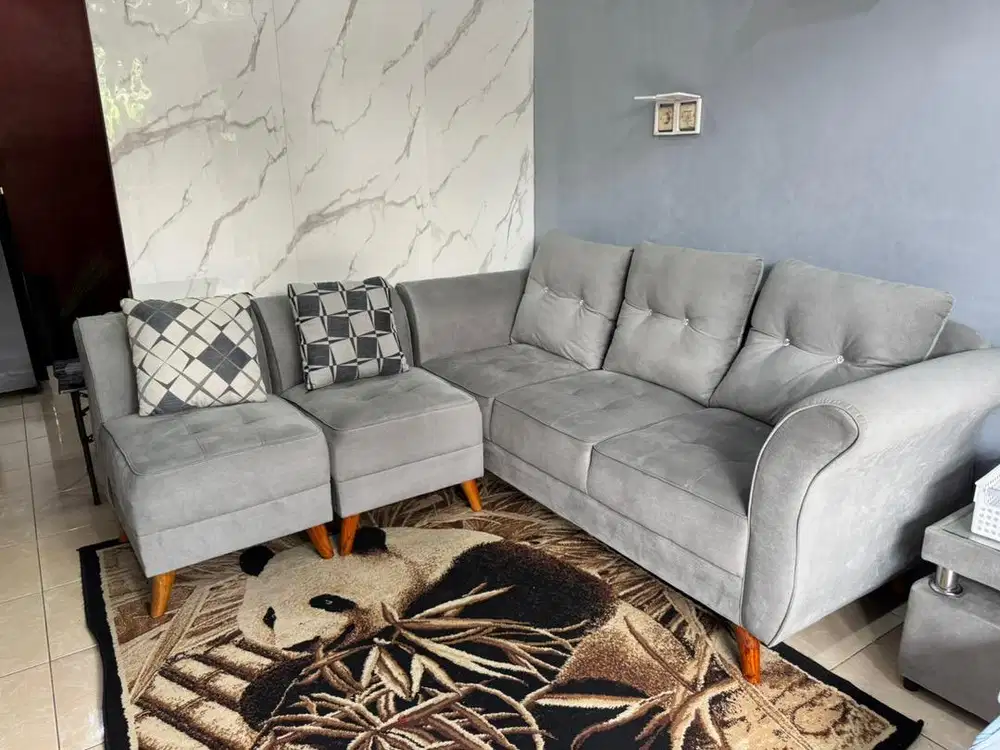 sofa minimalis model L