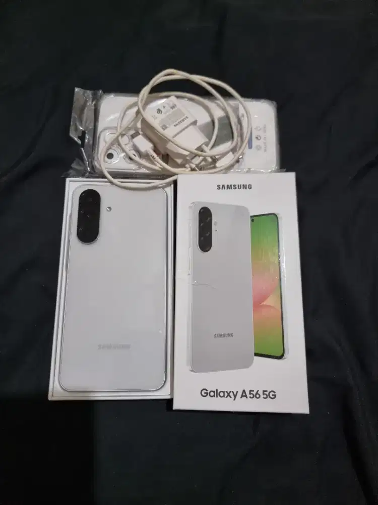 Jual hp siap pakai SAMSUNG A56 5g 8/256 grns ampe 06 26 free adaptor