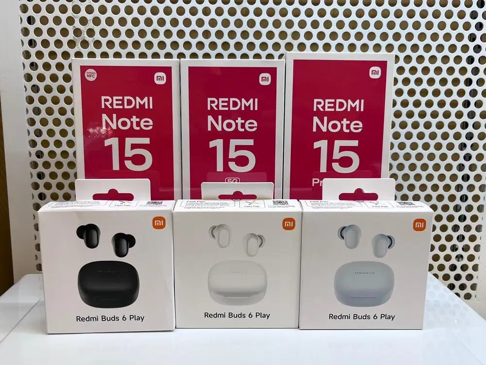 Promo Redmi Note 15 Series Free Redmi Air Buds 6 Play