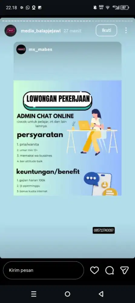 Freelance admin tiktok shop