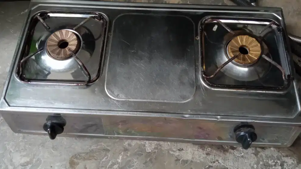 Kompor Gas 2 Tungku Todachi siap pakai