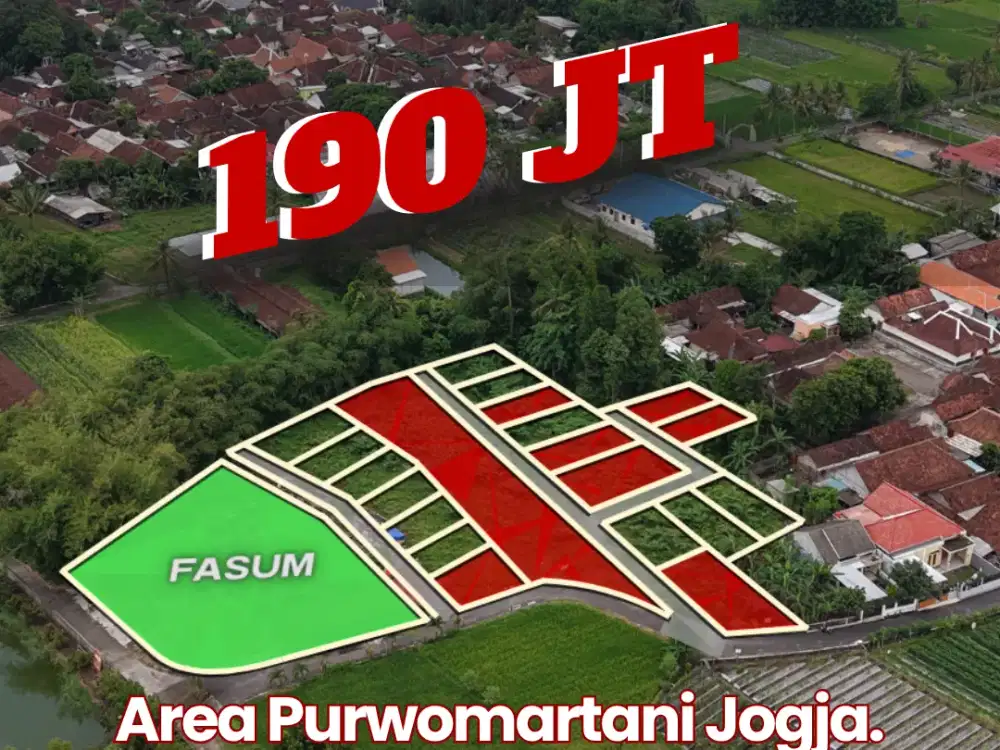 Tanah 100 Jutaan Jogja Di Kalasan Sleman SHM Pekarangan