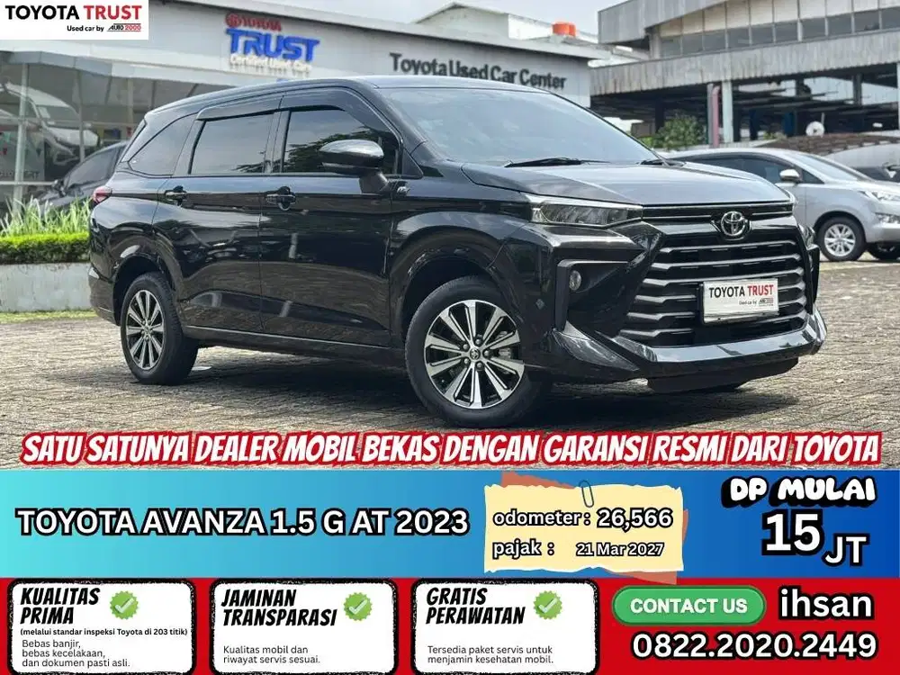 TOYOTA AVANZA 1.5 G AT 2023