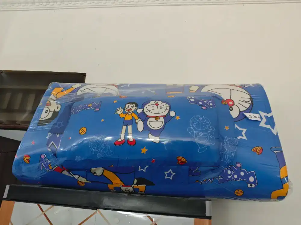 Kasur Lipat 110cm Ringkas ada Bantal