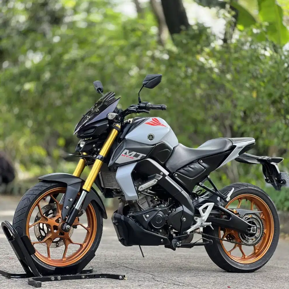 YAMAHA MT15 2019 GREY KM LOW PAJAK PANJANG SIAP NGEBUT