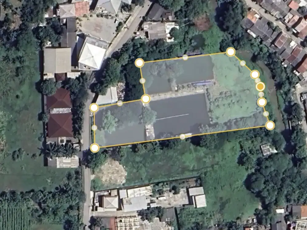 Tanah Kavling Strategis 6.000 m² Pinggir Jalan + Empang – Dekat Pintu Tol Karawang, SHM