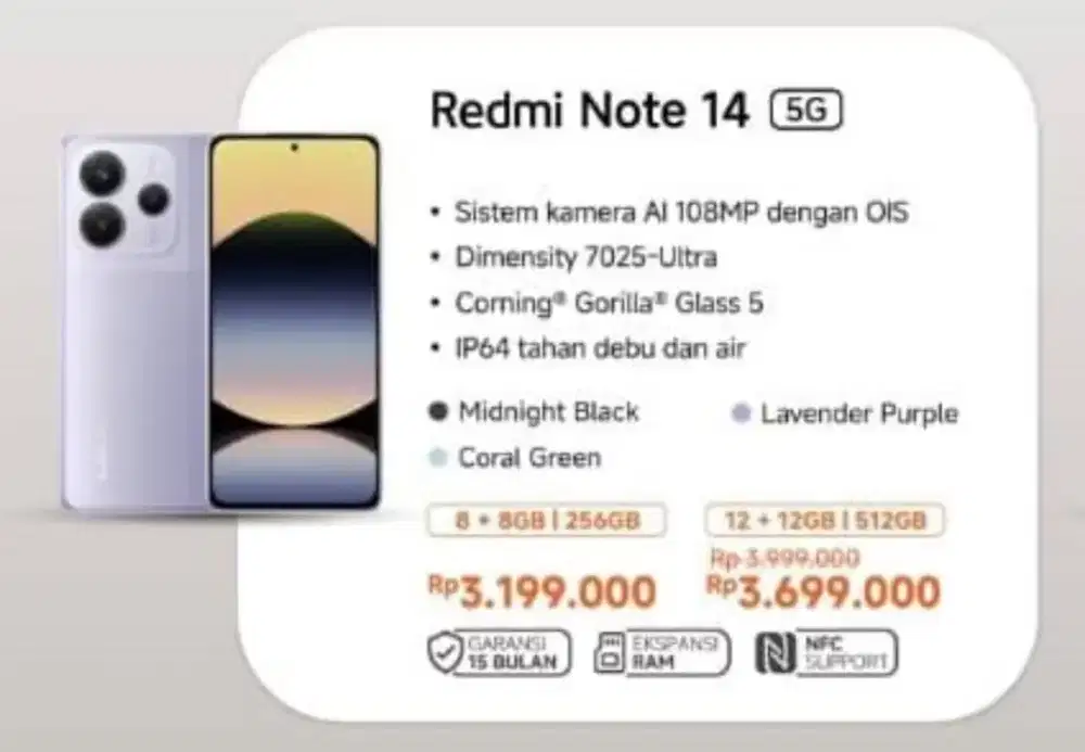 REDMI NOTE 14 5G