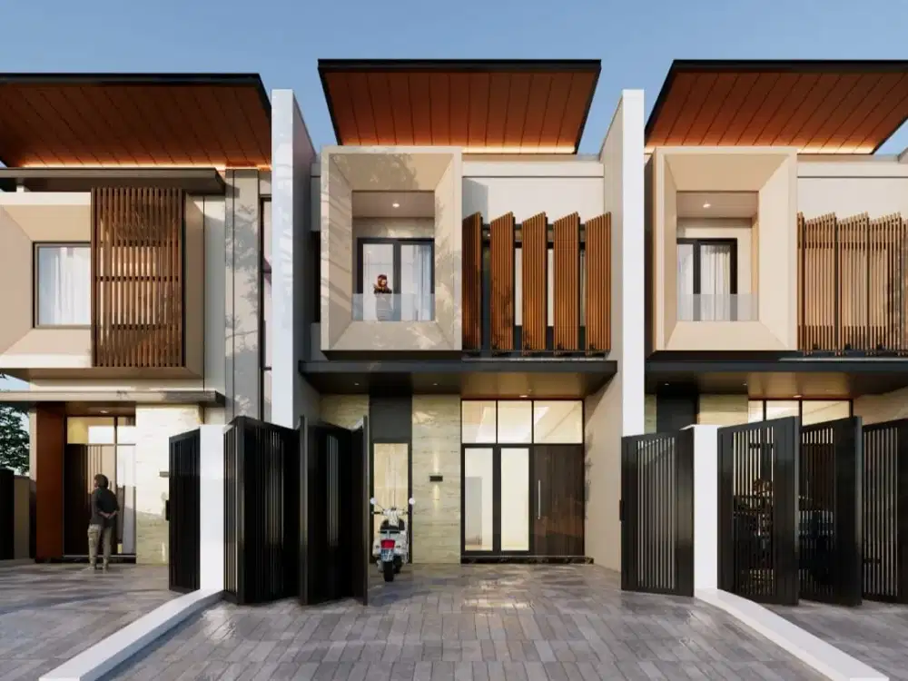 For Sale 3 Unit Araya Jalan Kembar Row jalan 3.5Mobil!!