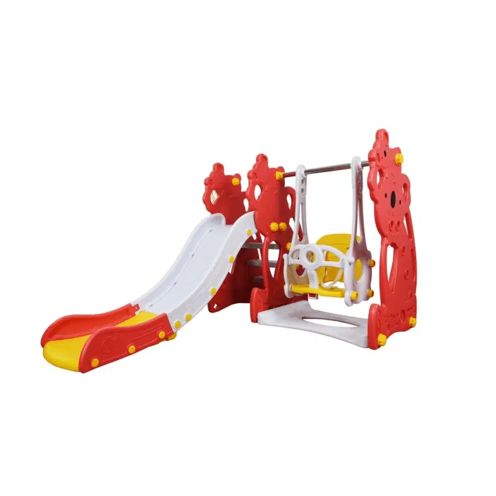 Mainan Indoor Playground Perosotan, Ring Basket dan Ayunan Murah