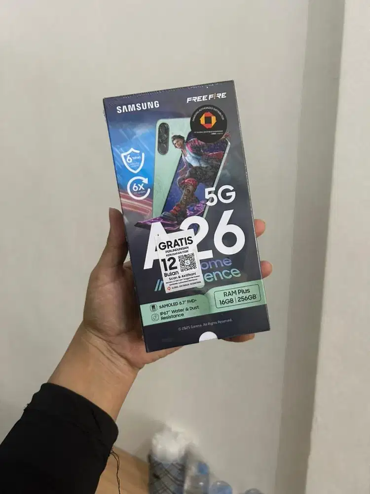 SAMSUNG GALAXY A26 5G 8/256 GB GARANSI RESMI NASIONAL 1 TAHUN