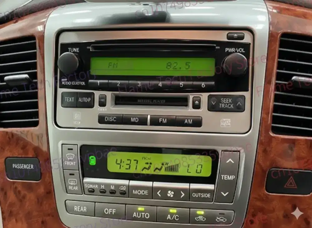 TAPE HEAD UNIT TOYOTA ORI (ALPHARD) DOUBLE DIN JDM STYLE