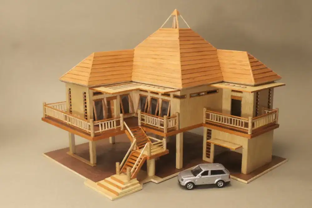 Miniatur Rumah Panggung Skala 1:60 #1