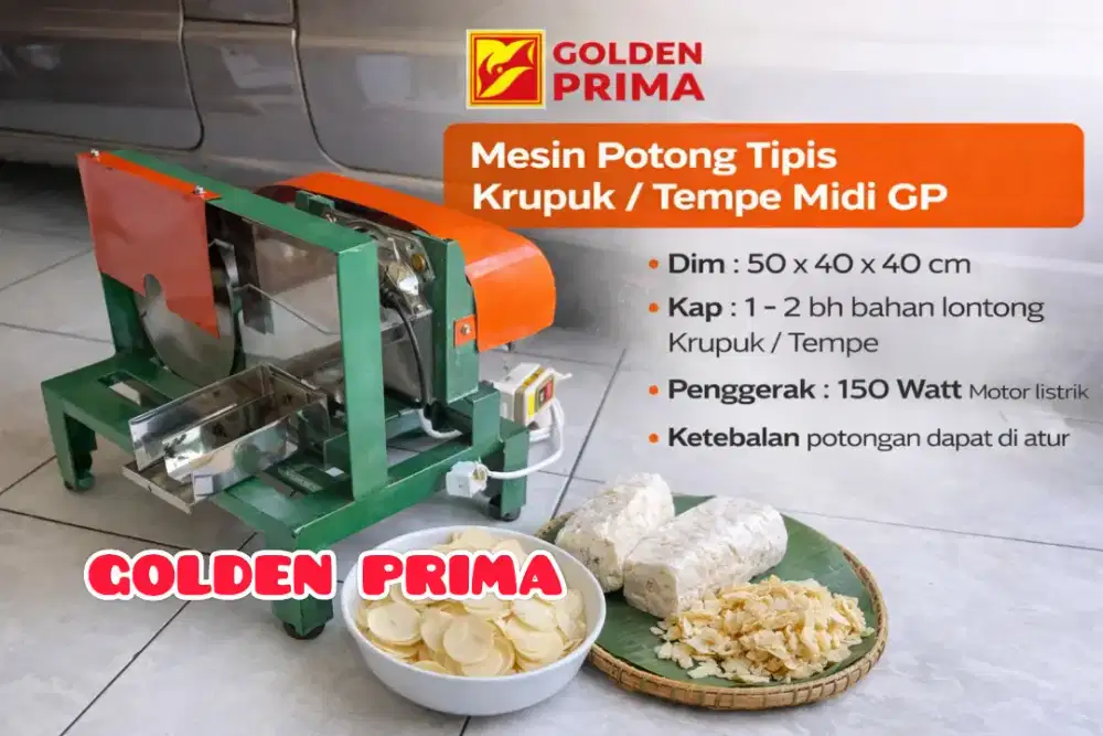 MESIN PERAJANG KRUPUK/TEMPE MINI GP