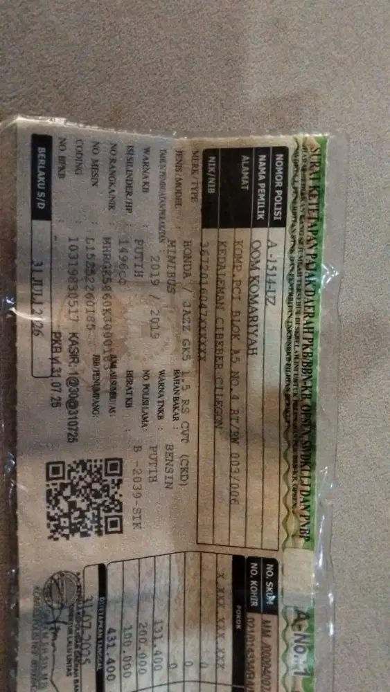 Honda Jazz Kilometer Rendah 2019