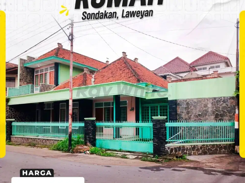 Di Jual Rumah Di Sondakan, Laweyan
