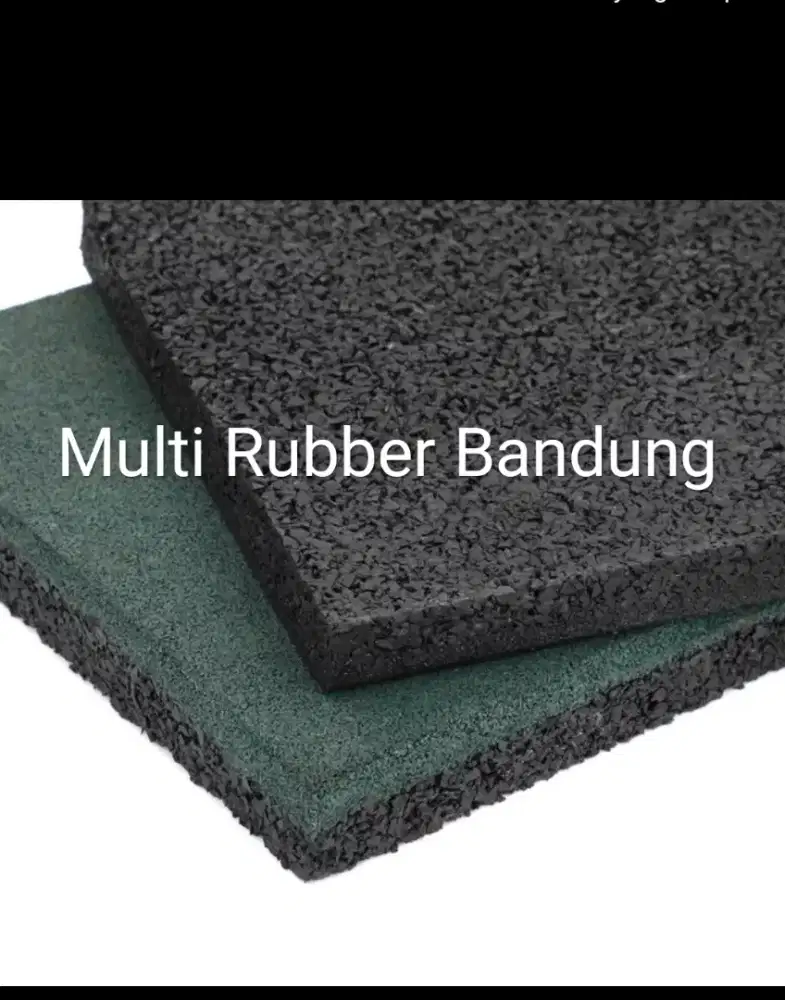 Karpet Karet Gym Playground Fitnes Senam ukuran 50x50x2 cm berat 5 kg