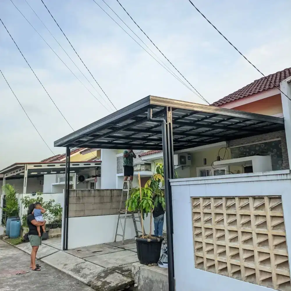 Kanopi baja ringan atap alderon