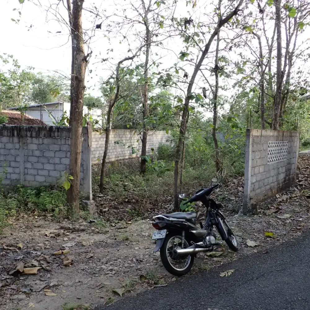 Dijual tanah SHM 500m di Desa Wisata Krebet Pajangan Bantul