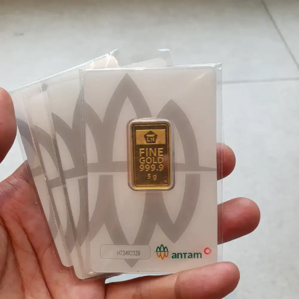 Emas Logam Mulia Antam 5 gr gram 2023 Surabaya Sidoarjo Gresik