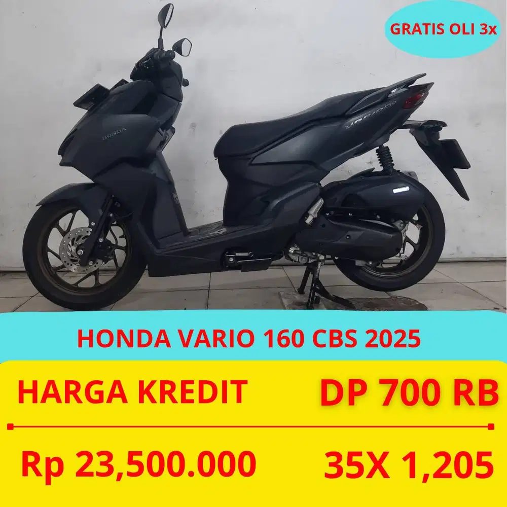 HONDA VARIO 160 CBS 2025 DP MURAH 700 RIBU GUYSS
