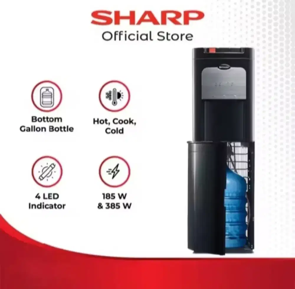 DISPENSER SHARP SWD-72EHL-BK