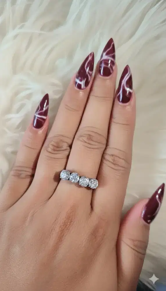 Cincin titanium silver