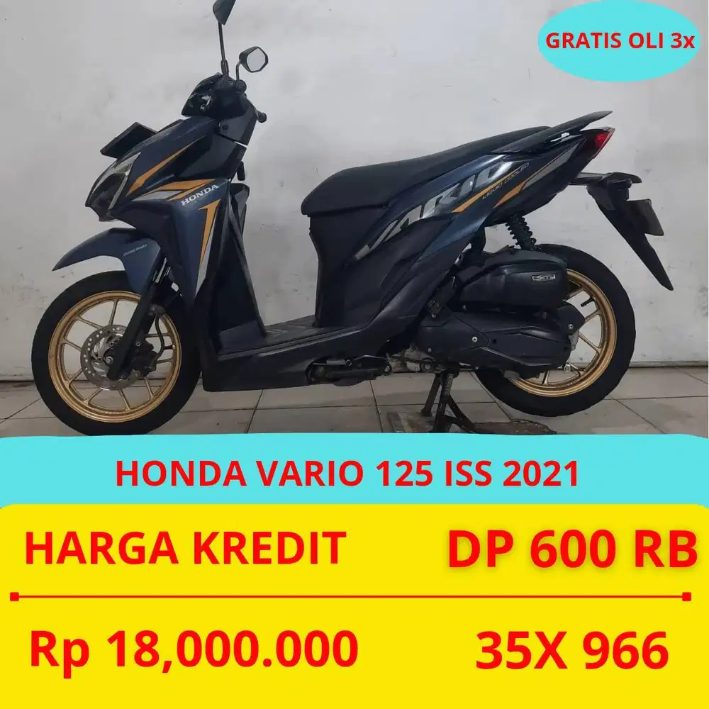 HONDA VARIO 125 ISS 2021 DP MURAH 600 RIBU GUYSS