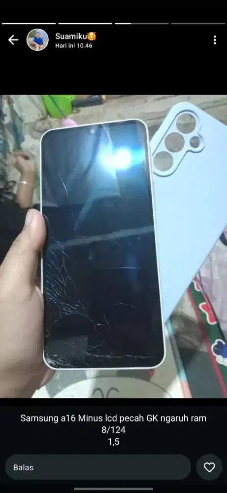 Samsung A16 jual aja , kelngkapan lengkap.