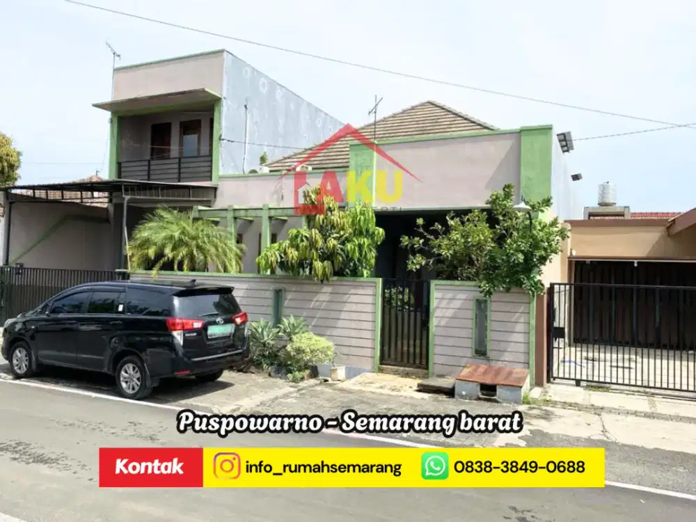 RUMAH MEWAH 2 LANTAI PUSPOWARNO - Langkah Dekat ke Jendral Sudirman!