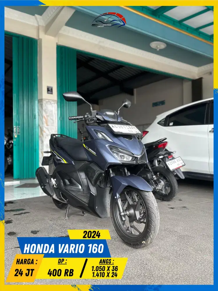 HONDA VARIO 160 2024 PLAT AG MURMER BOSSKU HIKMAH MOTOR KEPUH MALANG