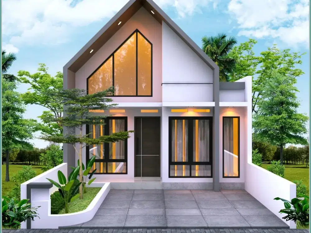 Rumah Tropis Modern Lokasi Berkembang di Gamping Jogja