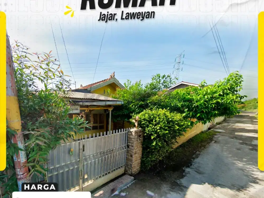 Di Jual Rumah Di Jl. Mangga Jajar, Laweyan