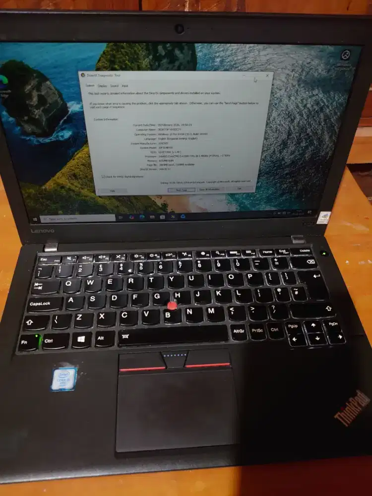 Laptop Thinkpad x260
