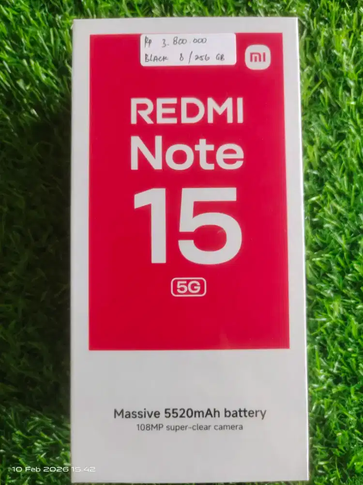 Xiaomi Note 15 5G 8/256Gb (Baru) Garansi Resmi 15 Bulan
