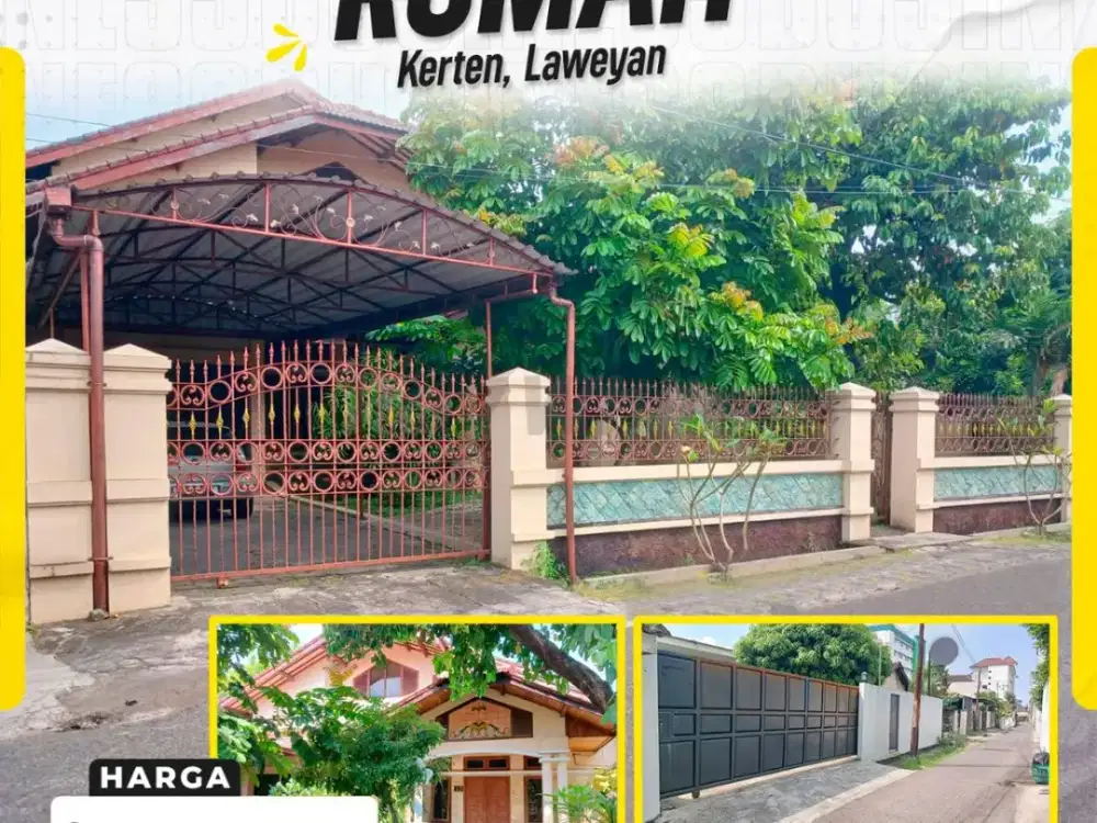 Di Jual Rumah Di Kerten, Laweyan