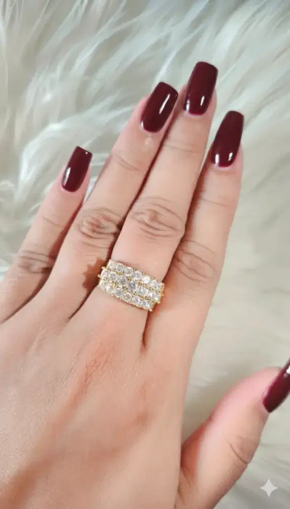 Cincin gold replika berlian