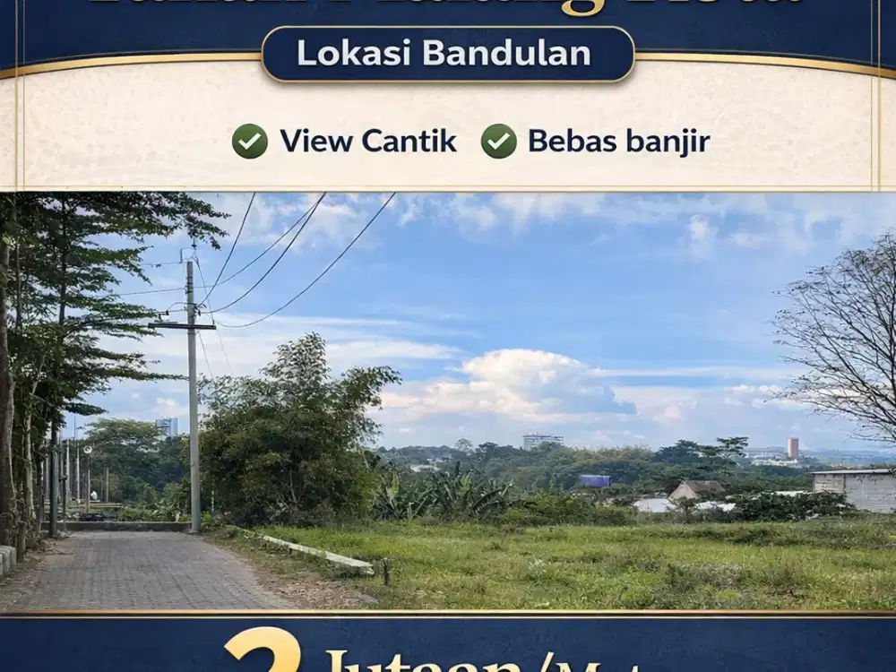 Tanah 100 jutaan kota malang 7 menit kampus UNMER dan Cyber Mall